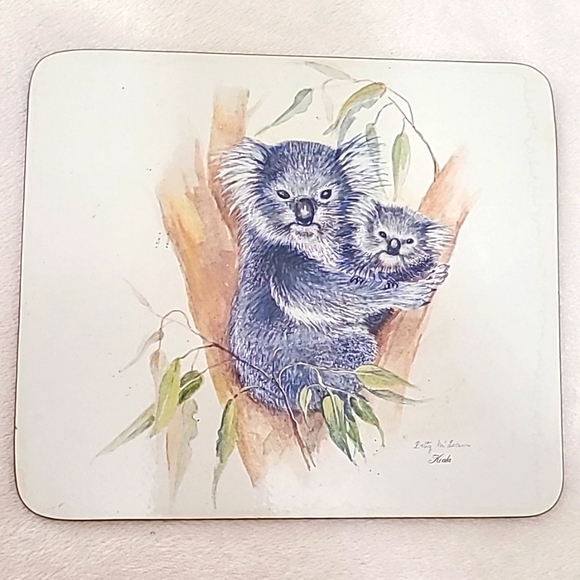 Koala 🐨  Vintage Mouse Pad For Desk - Picture 1 of 6